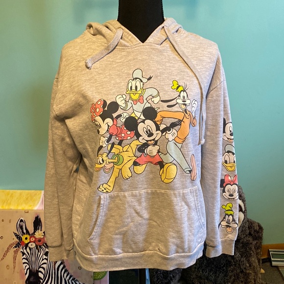 Disney Tops - Disney Juniors Large Mickey & Friends Hoodie
